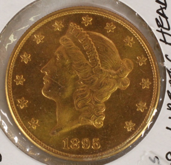 1895 $20 liberty Head Gold Double Eagle