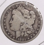 1881-O Morgan Silver Dollar