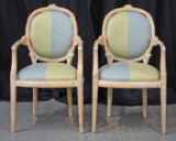 Custom Rustic Style Arm Chairs