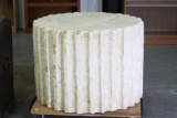 Round Faux Stone Column Base