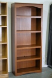 Narrow Brown Bookcase