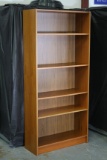 Tall Brown Bookcase