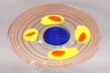 Art Glass Platter - Atelier Beranek, Czech Republic