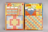 Vintage Punch Game Boards - Counter Top Games of Chance