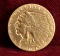 1925-D $2.50 US Gold Indian Head Half Eagle