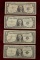 2-1957 $1 Blue Seal Silver Certificates & 2-1957-B Blue Seal Silver Certificates