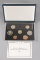 1988 Royal Mint Elizabeth R 7 Proof Coin Set in Display Case