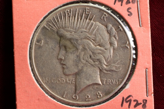 1928-S Peace Silver Dollar