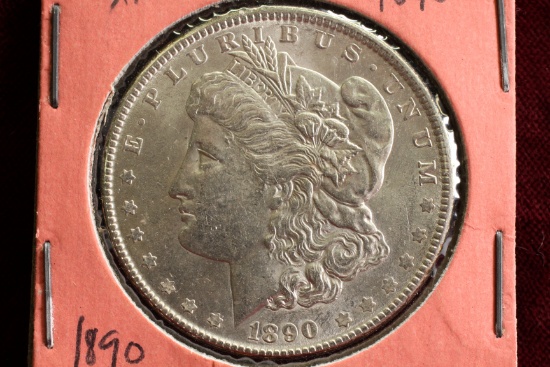 1890-P Morgan Silver Dollar