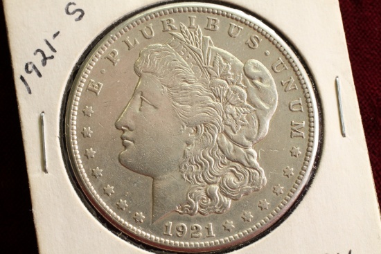 1921-S Morgan Silver Dollar