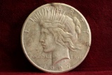 1927-P Peace Silver Dollar