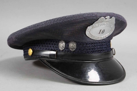 U.S. Post Office Letter Carrier Cap w/ Badge