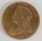 Great Britain 1901 Victoria Gold Sovereign, Veiled