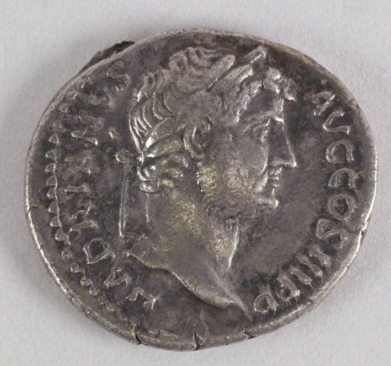 Roman Silver Imperial AR Denarius of Hadrian 117-138 AD