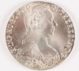 1780 Maria Theresa Austria Thaler Silver Coin