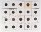 20 Indian Head Pennies various dates