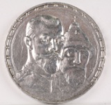 1913 Russian Imperial Coin; 300 Years of Romanov Silver Tsars