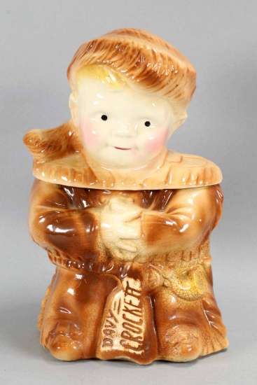 Davy Crockett Cookie Jar, Ca. 1950's