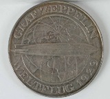 Graf Zeppelin 5 Mark/Reichsmark Silver Coin, 1930 A