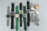 Assortment of Men's Watches for Parts or Repair