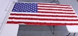 Large U.S. Flag w/  Telescoping Flag Pole