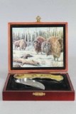 Folding Buffalo Knife w/ Case