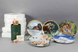 Collectible Tiger Plates, Cats & Harmony Kingdom Birds