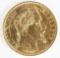 1863BB France Gold 20 Francs, Napolean III