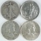 1923-S Walking Liberty Half, 2 Franklins Halves 1961P/1963P +