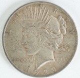 1923-P Peace Silver Dollar