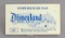 Disneyland Opening Week Pass, 1955
