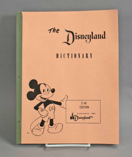 "The Disneyland Dictionary" 2nd Edition, December 1957