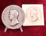 J.F. Kennedy Official Silver Inaugural Medal, 172.6 Grams