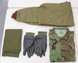 Military Gloves, Scarf, Shirt & Insulated Pants