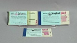 3 Vintage Disneyland Ticket Books:  2 Courtesy & One 