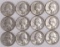 12  1964 Washington Silver Quarters various dates/mints