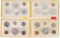 4 Canadian Silver Proof Like Sets; 2-1964, 2-1965