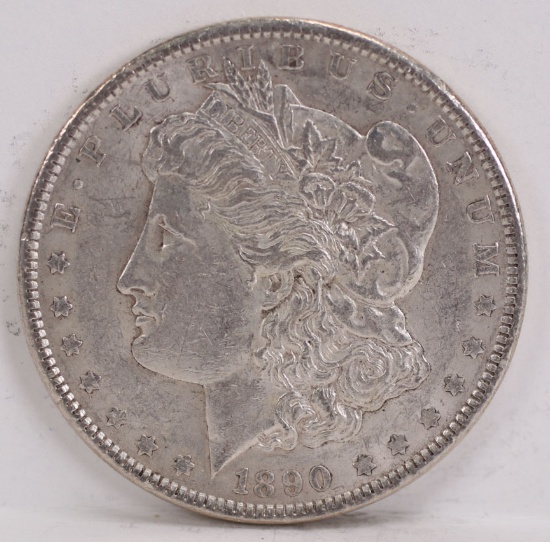 1890-P Morgan Silver Dollar