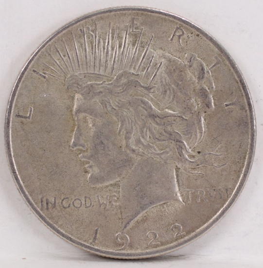 1922-P Peace Silver Dollar