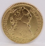 1781 Carlos III Gold 1 Escudo, Seville Mint