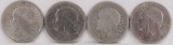 4 - Poland 2 Zkotych Coins, 1932,1933 & 2-1934
