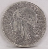 1932 Poland 10 Zlotych, 
