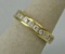 14k Gold Ladies Ring w/ Coral Inset, Sz. 8, 5.9 Grams