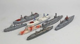 Tootsietoy Die Cast Navy Ships, Ca. 1940's