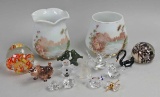 Paperweights, Crystal Birds, Asian Style Porcelain & More