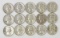 15 1964 Washington Silver Quarters; various mints