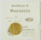 Gold Italian Michelangelo Medal 1964 / The Deposition a.k.a. Pieta of Florence