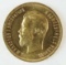 1910 Russia 10 Rouble Gold Coin