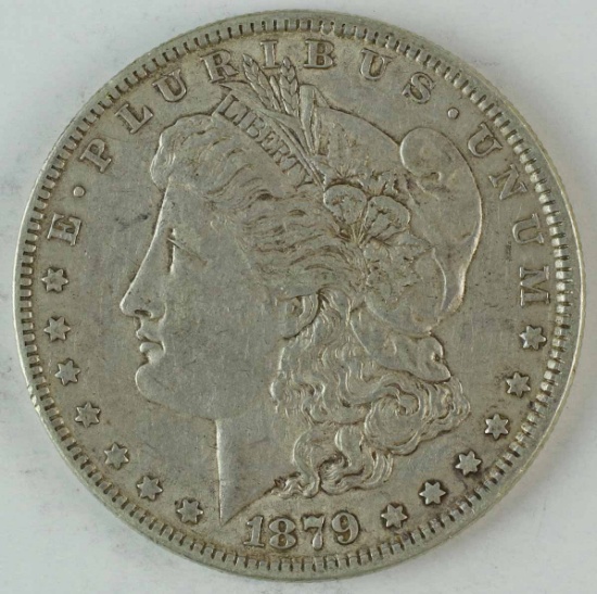 1879-P Morgan Silver Dollar