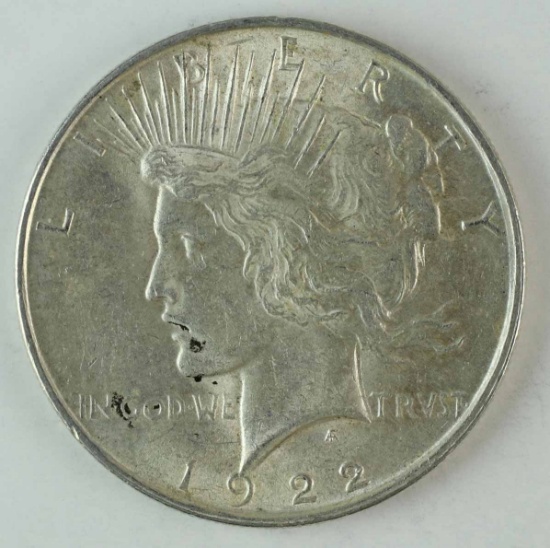 1922-P Peace Silver Dollar